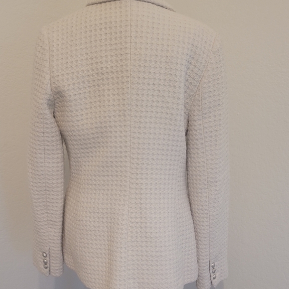 House of Harlow 1960 Textured Cream Blazer - Picture 4 of 5